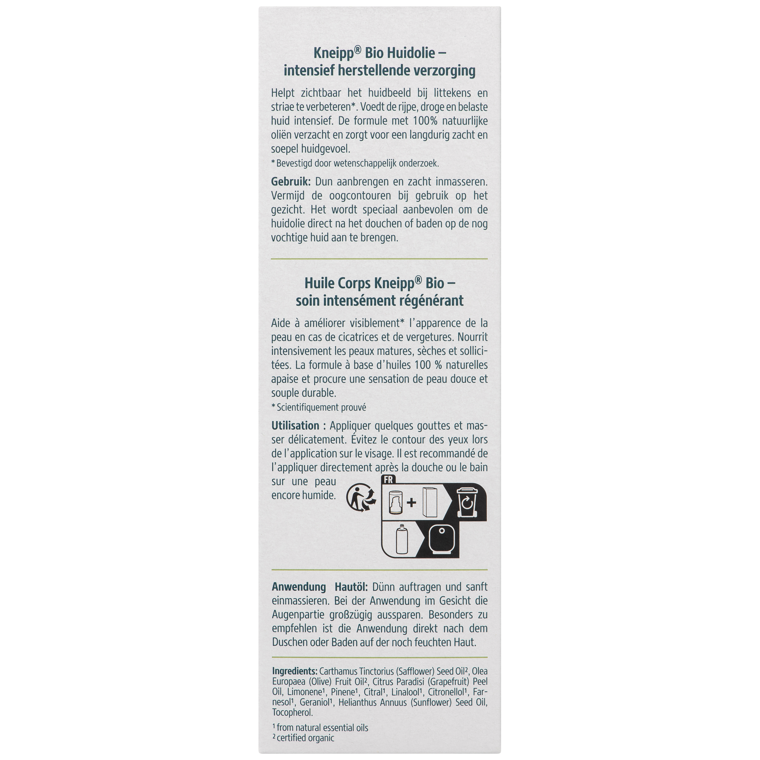 Kneipp Huidolie Bio 100.00 Milliliter