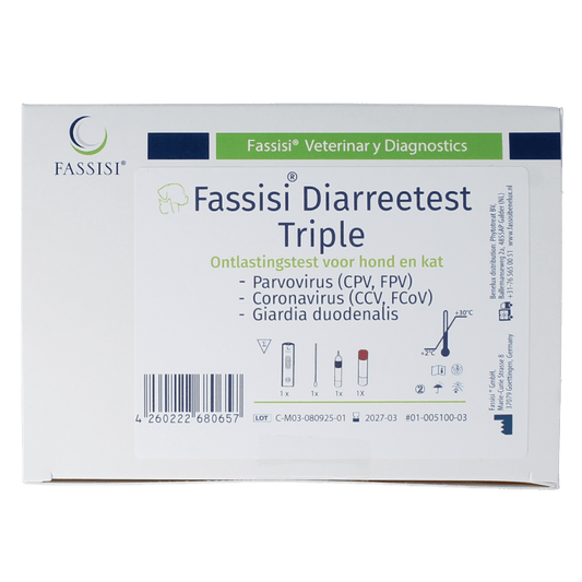 Fassisi Zelftesten en Testsets 1.00 Stuks Fassisi Diarree sneltest triple 1.00 Stuks
