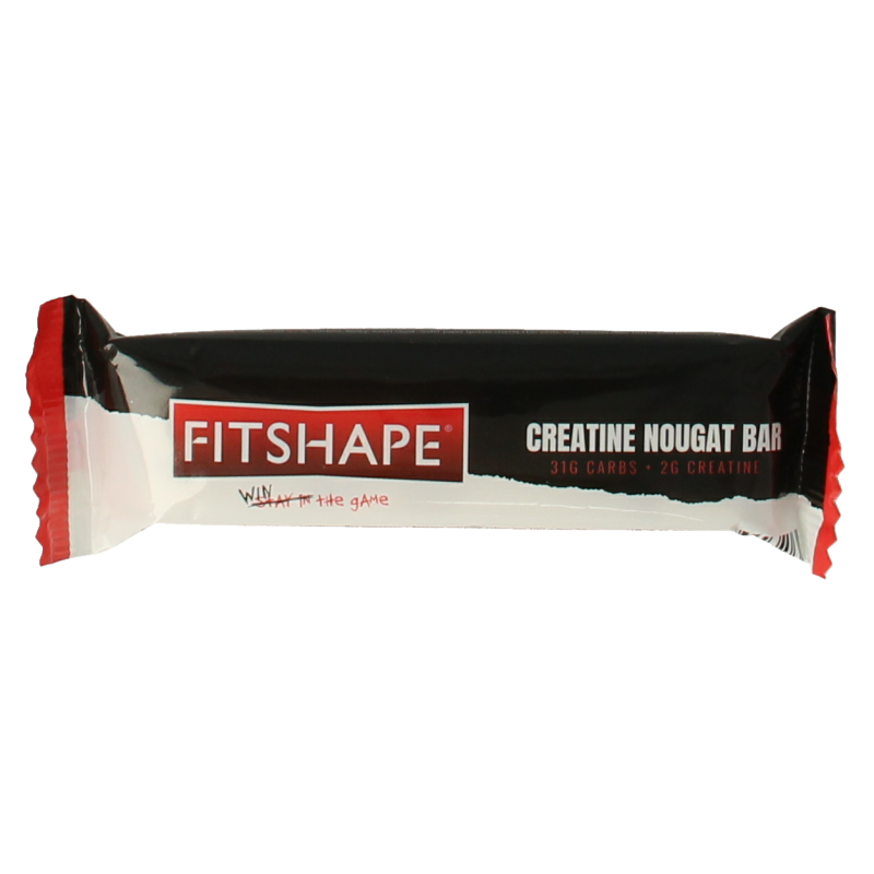 Fitshape Sportvoeding 38 Gram Fitshape Creatine nougat bar 38 Gram