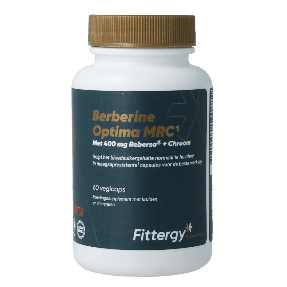 Fittergy Kruidenpreparaten 60.00 Vegetarische capsules Fittergy Berberine optima MRC 60.00 Vegetarische capsules