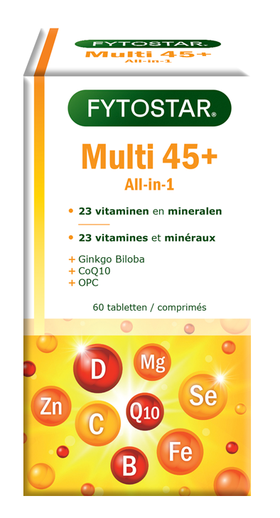Fytostar Vitamine Multi 60 Tabletten Fytostar Multi 45+ multivitamine 60 Tabletten