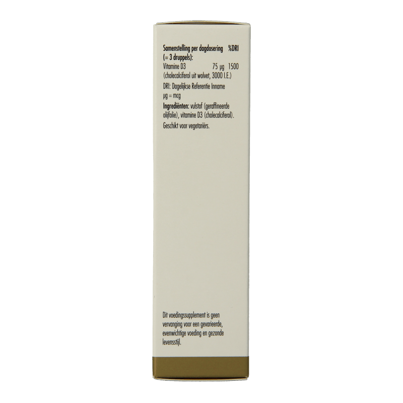 Golden Naturals Vitamine Enkel 20 Milliliter Golden Naturals Vitamine D3 25mcg druppels 20 Milliliter