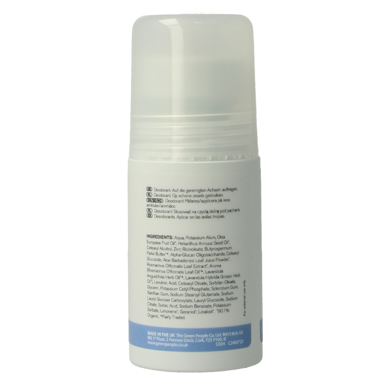 Green People Deodorant 75 Milliliter Green People Deodorant natural rosemary 75 Milliliter