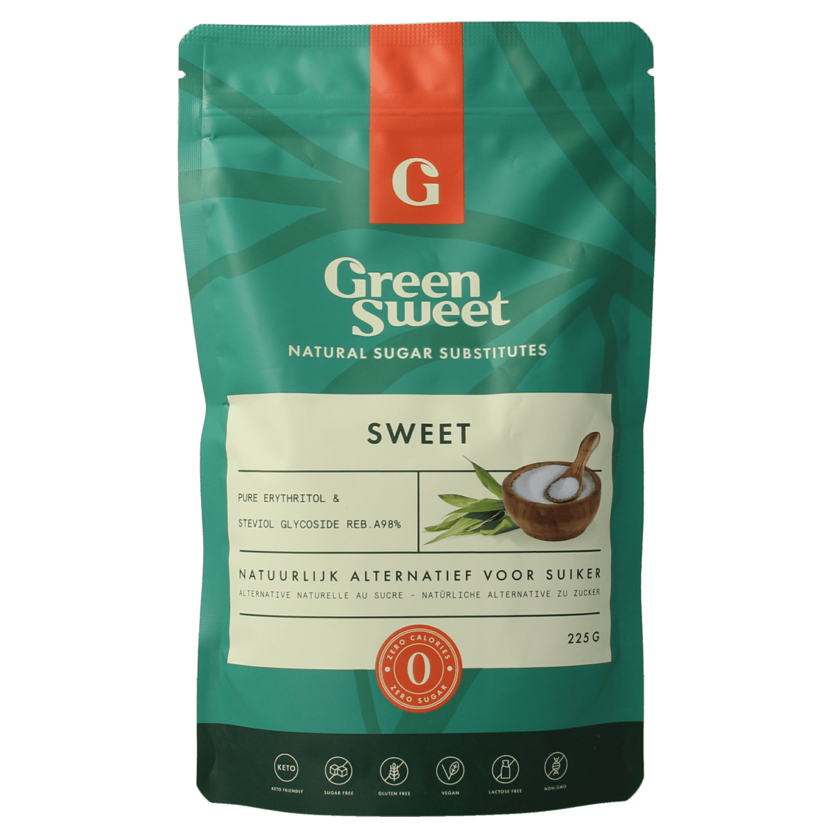 Green Sweet Suikers en Zoetstoffen 225.00 Gram Green Sweet Sweet 225.00 Gram