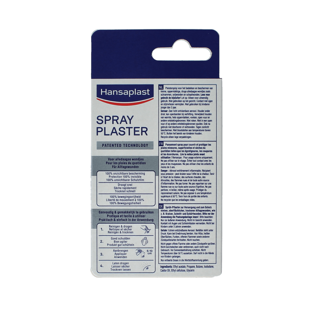Hansaplast Pleisters en Tape 40.00 Milliliter Hansaplast Second skin pleister spray 40.00 Milliliter