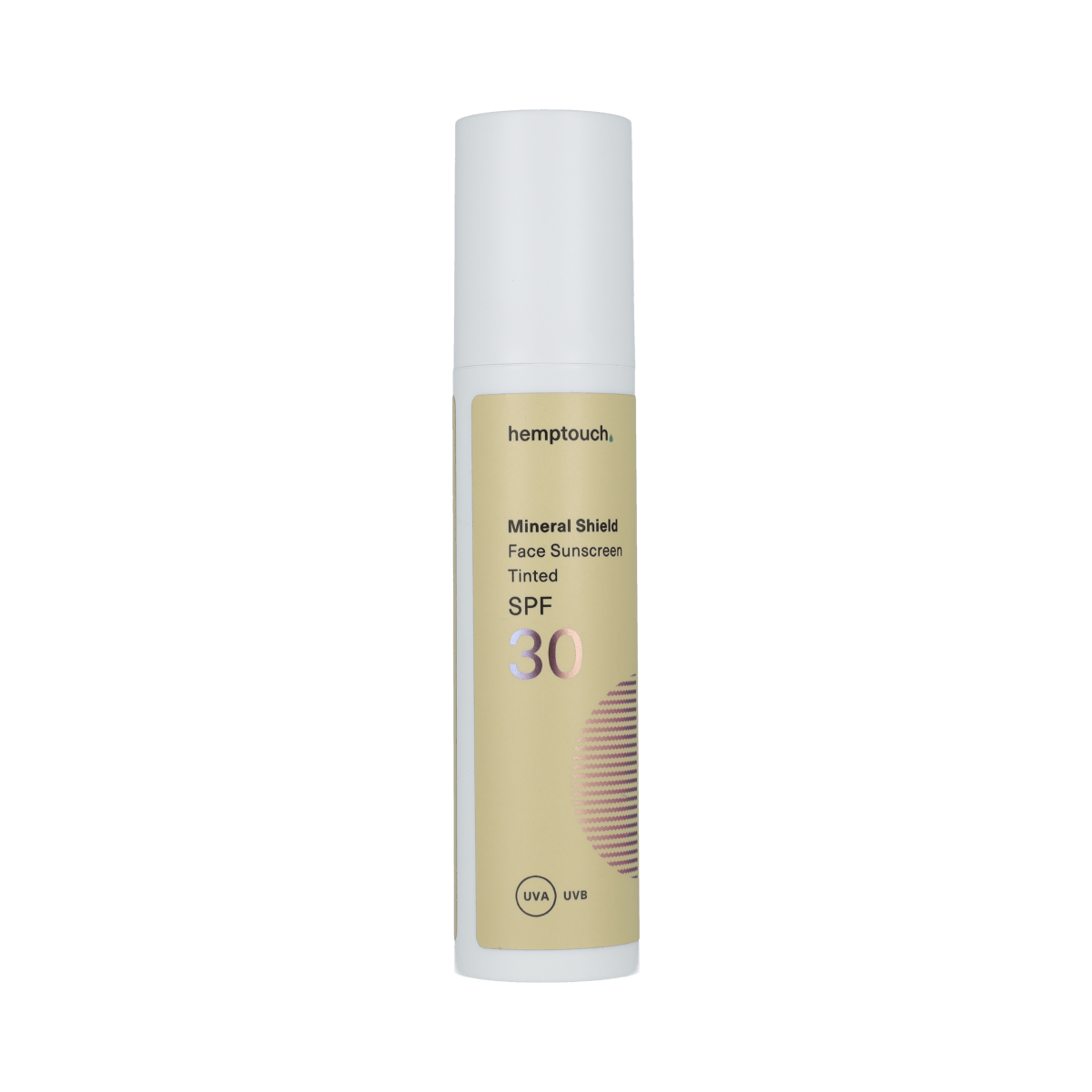 Hemptouch Zonnen 50.00 Milliliter Hemptouch Mineral Shield Face Sunscreen SPF30 Tinted 50.00 Milliliter