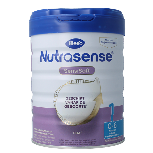Hero Baby en Peuter Voeding 800 Gram Hero Nutrasense SensiSoft 1 (0-6 mnd) 800 Gram