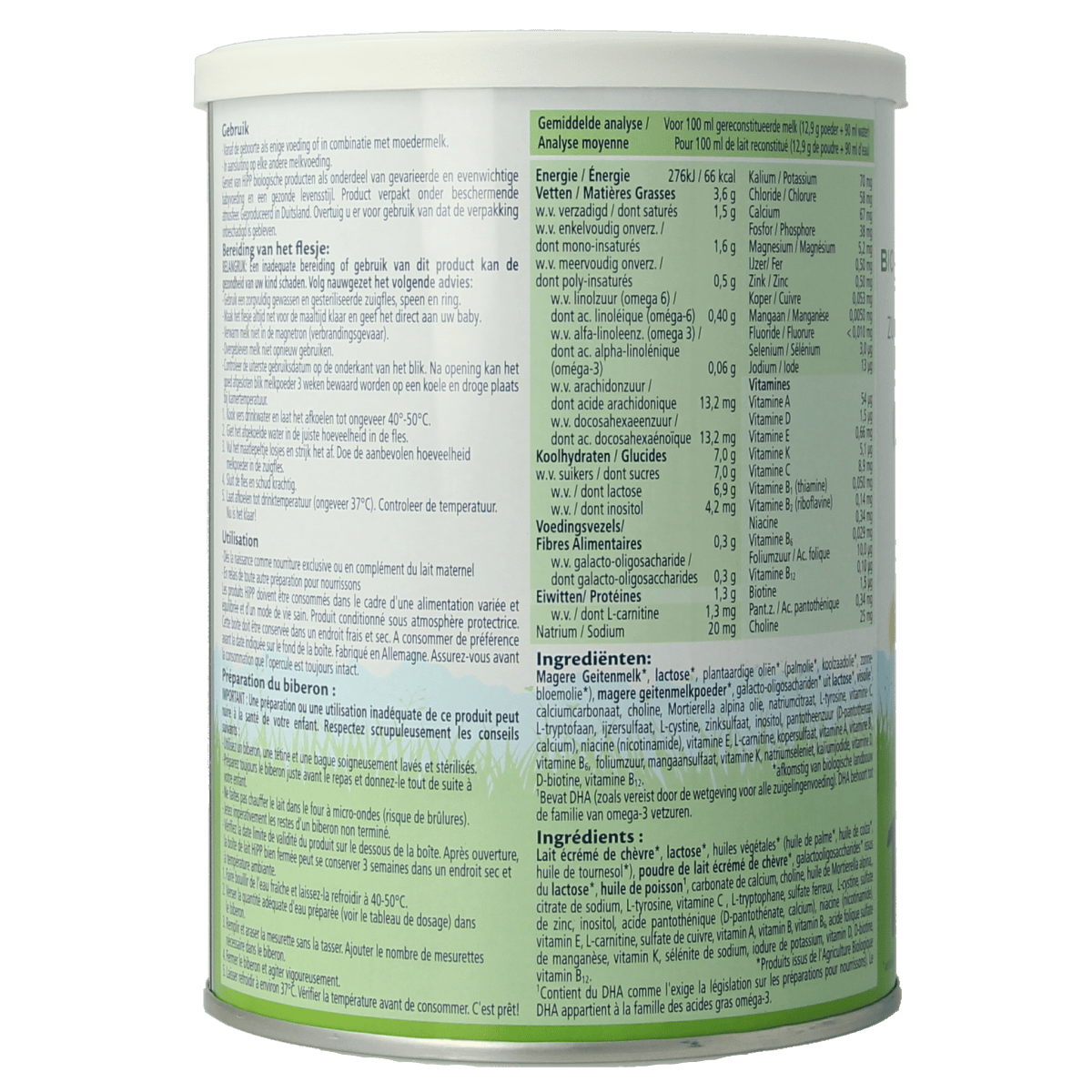 Hipp Baby en Peuter Voeding 400.00 Gram Hipp 1 Biologische zuigelingenmelk op basis van geitenm 400.00 Gram