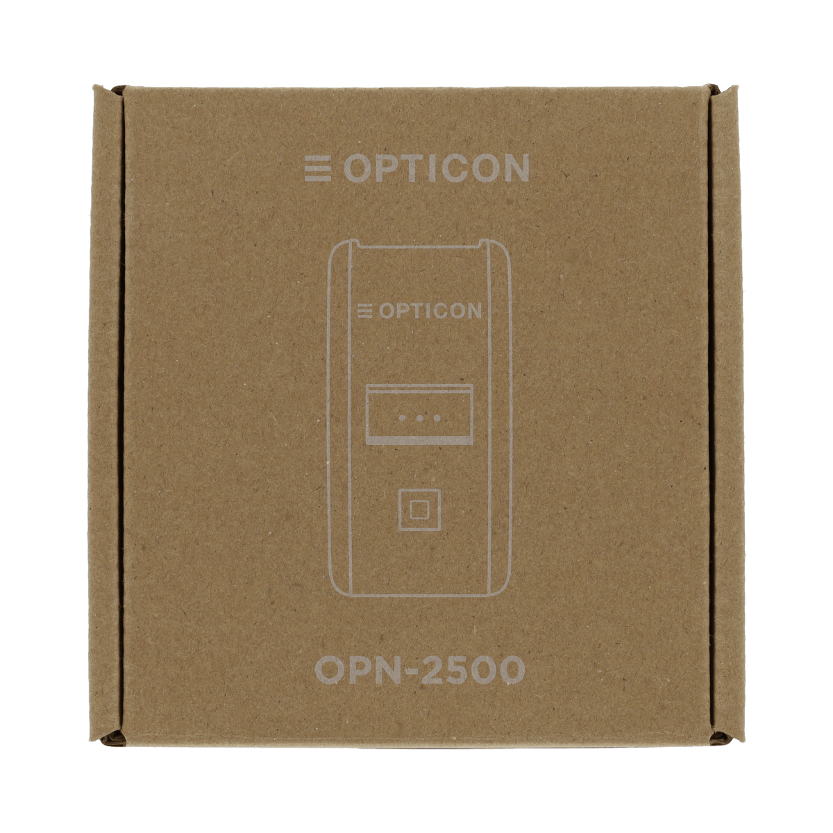 Holland Pharma Opticon OPN-2500 handscanner for office use, black handheld barcode scanner with ergonomic design.