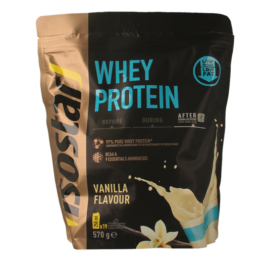 Isostar Sportvoeding 570 Gram Isostar Whey protein vanilla 570 Gram