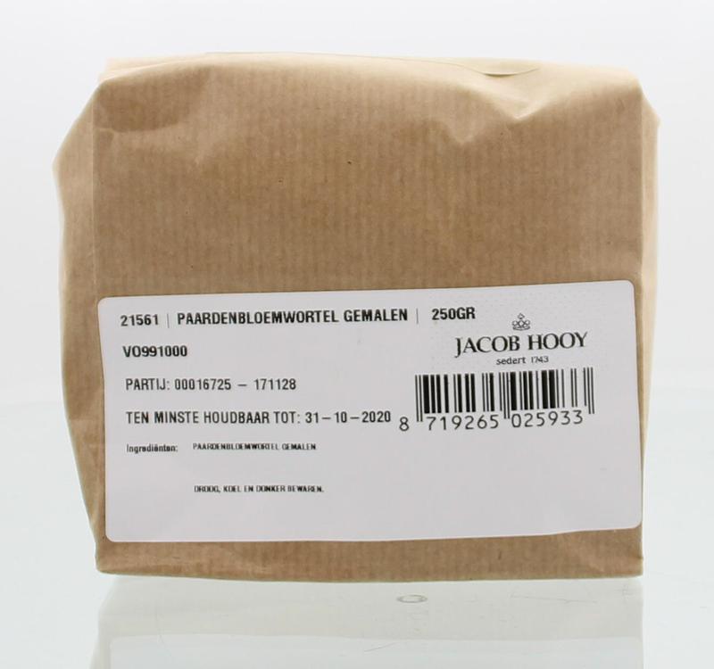 Jacob Hooy Kruiden, Zouten en Maaltijdmixen 250 Gram Jacob Hooy Paardenbloemwortel gemalen 250 Gram