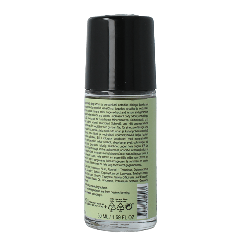 Joik Organics Deodorant 50 Milliliter Joik Organics Lemon & geranium mineral deodorant vegan 50 Milliliter