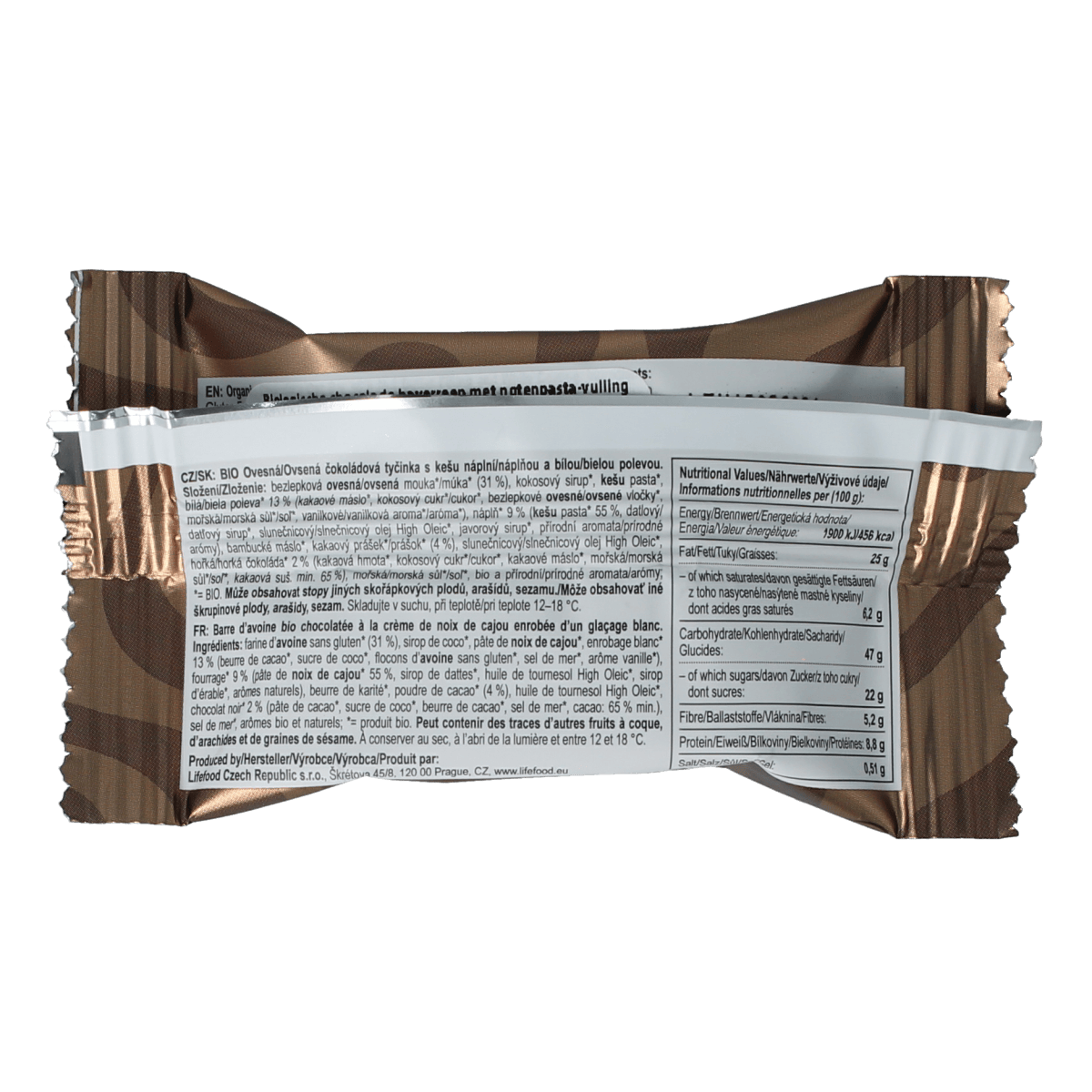 Lifefood Snacks en Tussendoortjes 35.00 Gram Lifefood Cake double chocolate 35.00 Gram