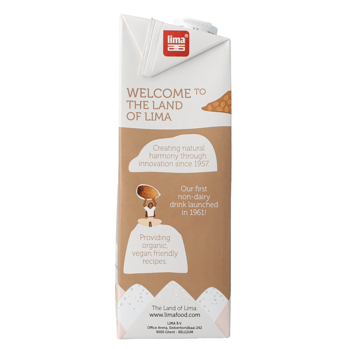 Lima Dranken en Sappen 1.00 Liter Lima Pur almond drink bio 1.00 Liter