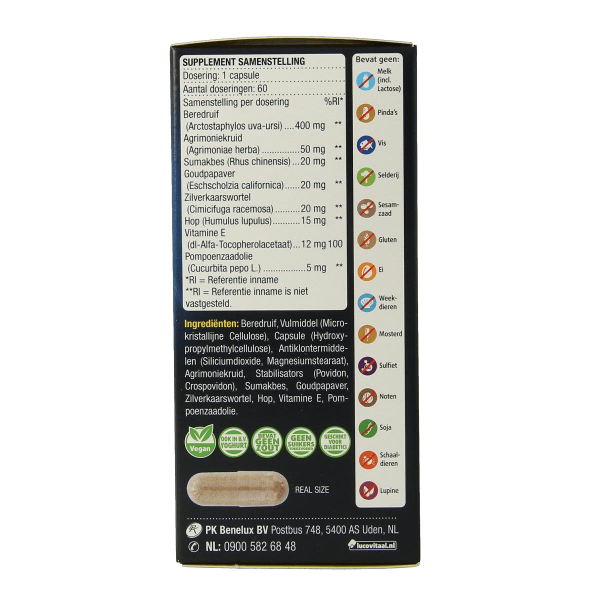 Lucovitaal Kruidenpreparaten 60.00 Capsules Lucovitaal Urilady 60.00 Capsules