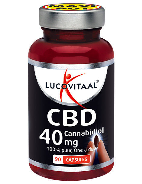 Lucovitaal Kruidenpreparaten 90 Capsules Lucovitaal CBD cannabidiol 40mg 90 Capsules