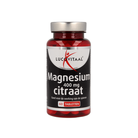 Lucovitaal Mineralen Enkel 60.00 Tabletten Lucovitaal Magnesium citraat 400mg 60.00 Tabletten