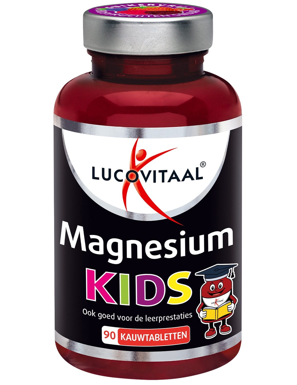 Lucovitaal Mineralen Enkel 90.00 Kauwtabletten Lucovitaal Magnesium kids vegan 90.00 Kauwtabletten