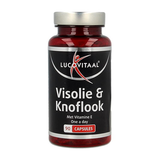 Lucovitaal Vetzuren 90.00 Capsules Lucovitaal Visolie & knoflook 90.00 Capsules