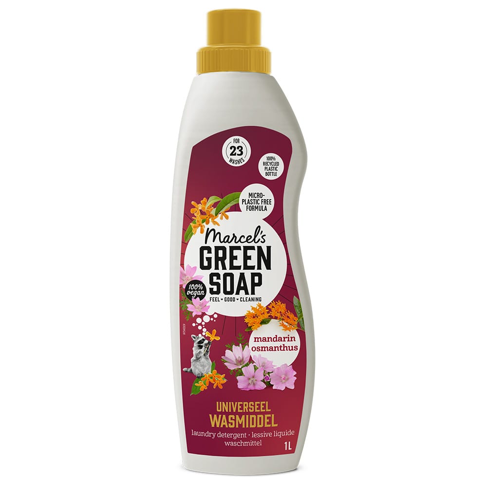Marcel's Green Soap Wasmiddelen 1000.00 Milliliter Marcel's Green Soap Wasmiddel Mandarin & Osmanthus 1000.00 Milliliter