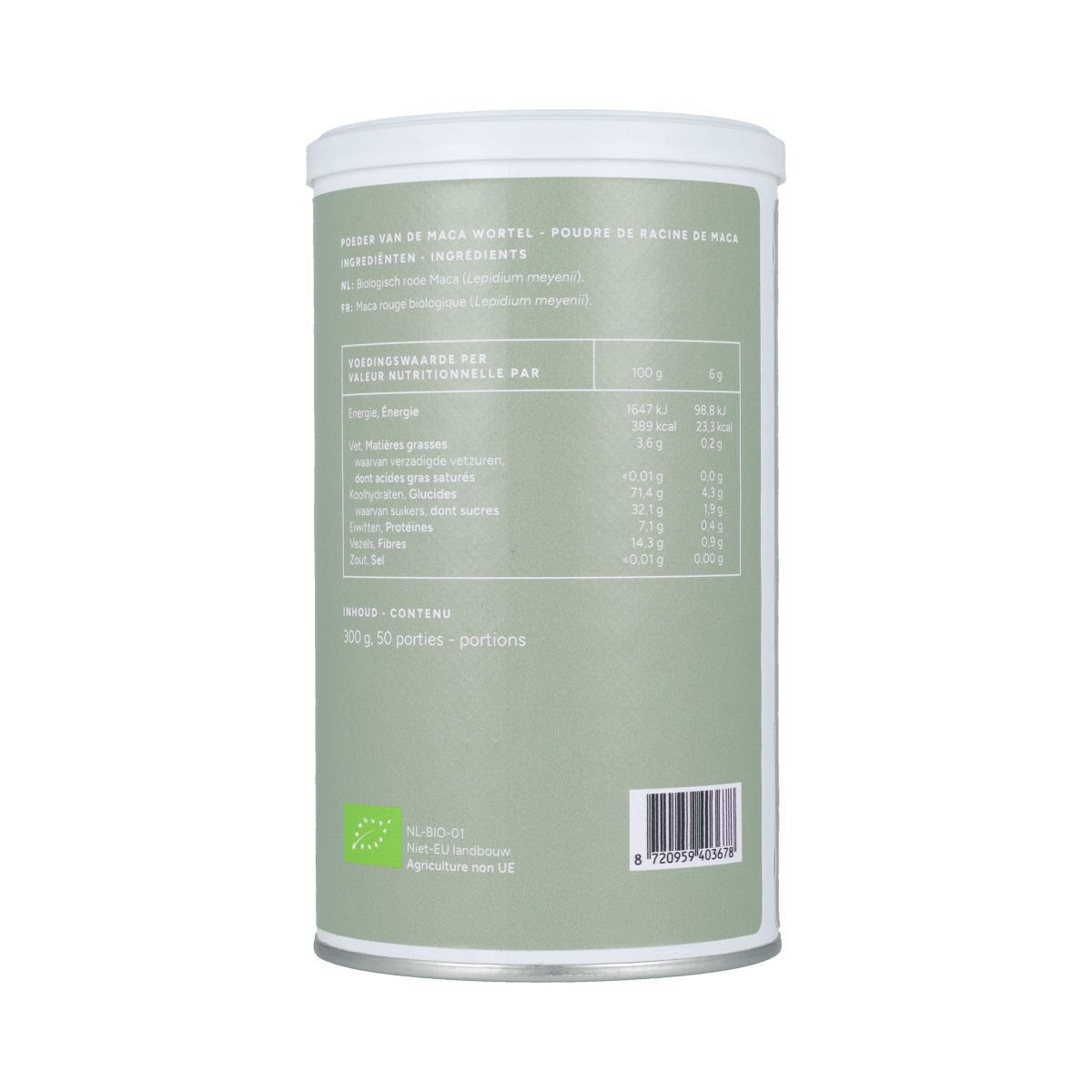 Mattisson Raw en Superfoods 300.00 Gram Mattisson Organic Maca Rood 300.00 Gram