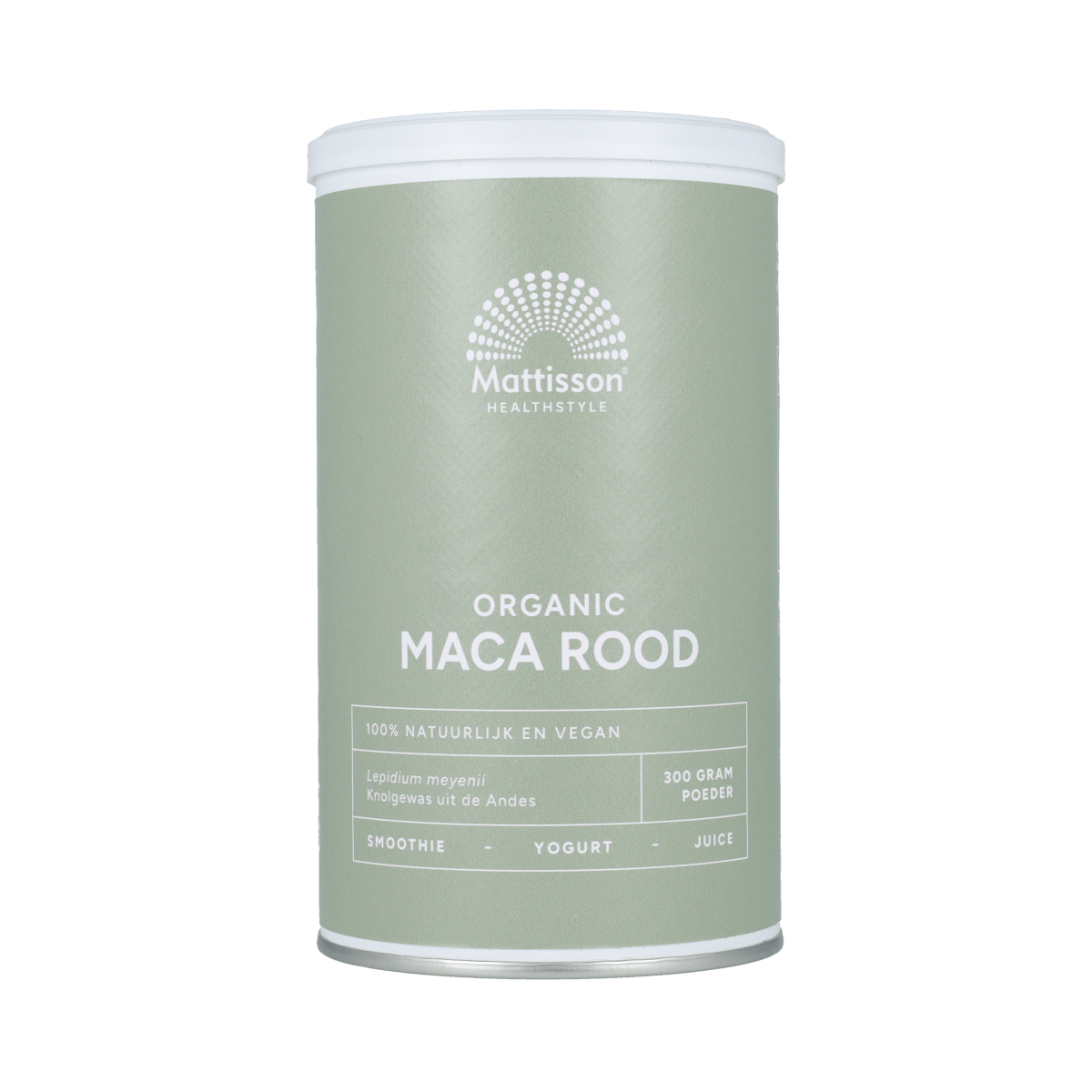 Mattisson Raw en Superfoods 300.00 Gram Mattisson Organic Maca Rood 300.00 Gram