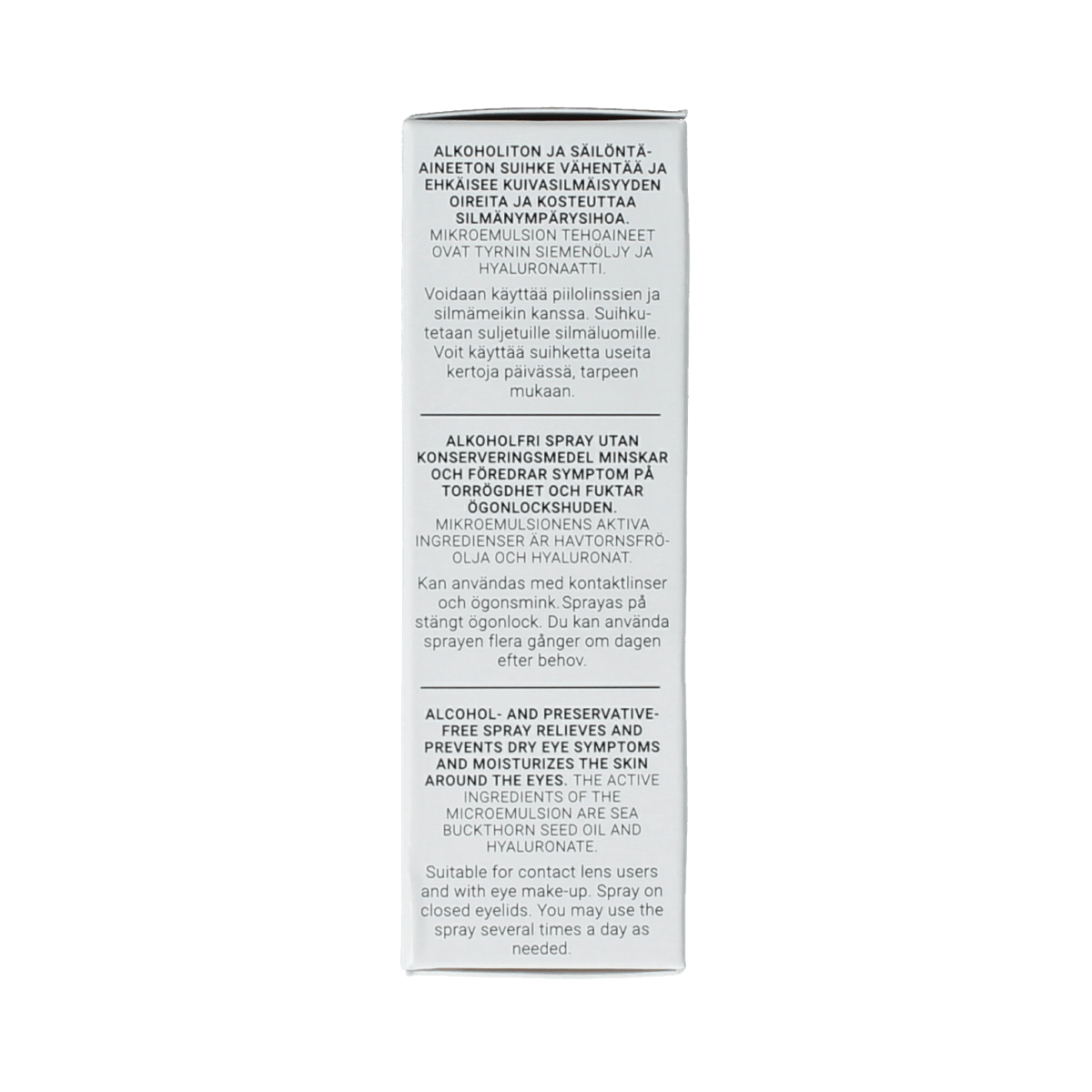 Membrasin Oogverzorging 17.00 Milliliter Membrasin Vision vitality spray 17.00 Milliliter
