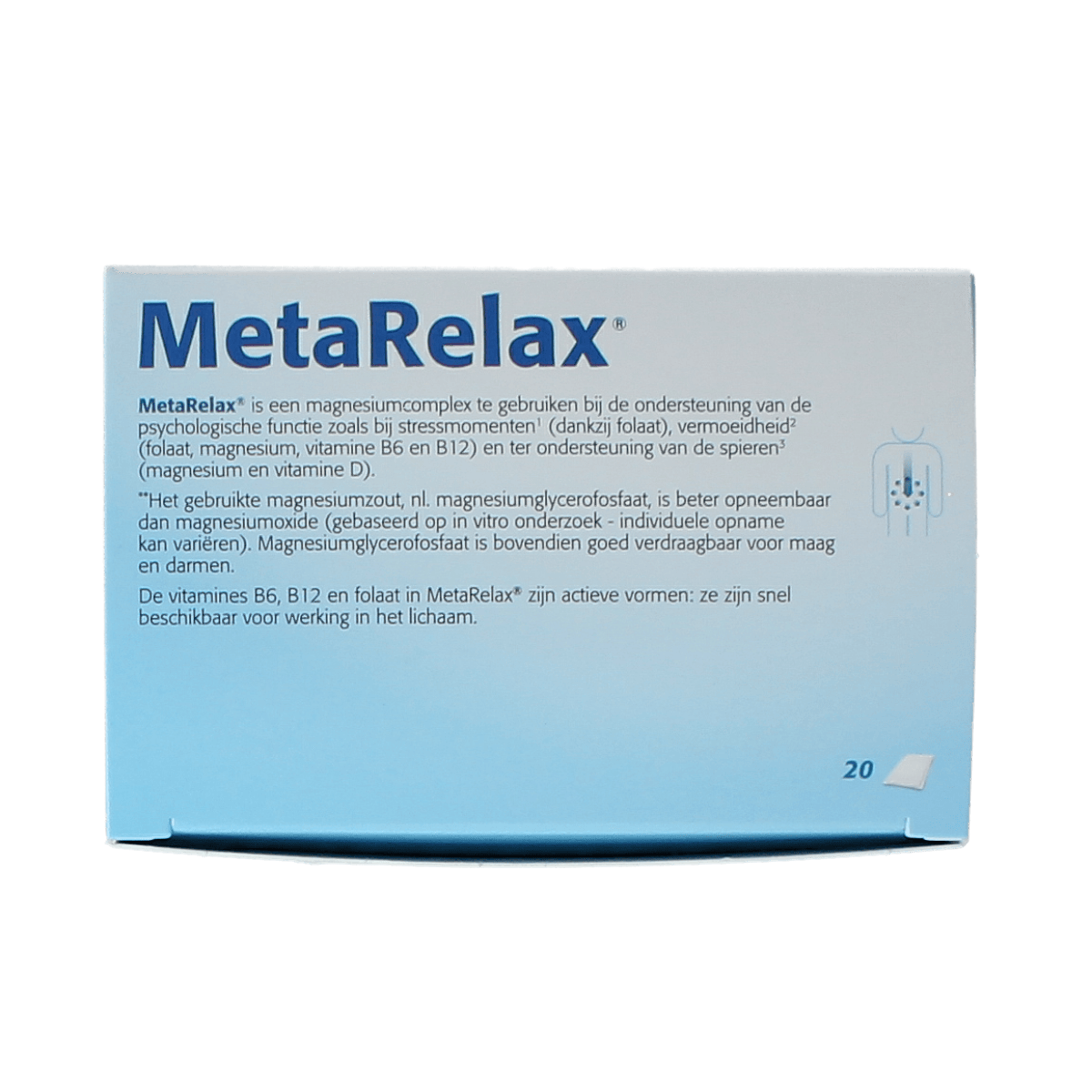 Metagenics Mineralen Multi 20.00 Sachets Metagenics Metarelax 20.00 Sachets