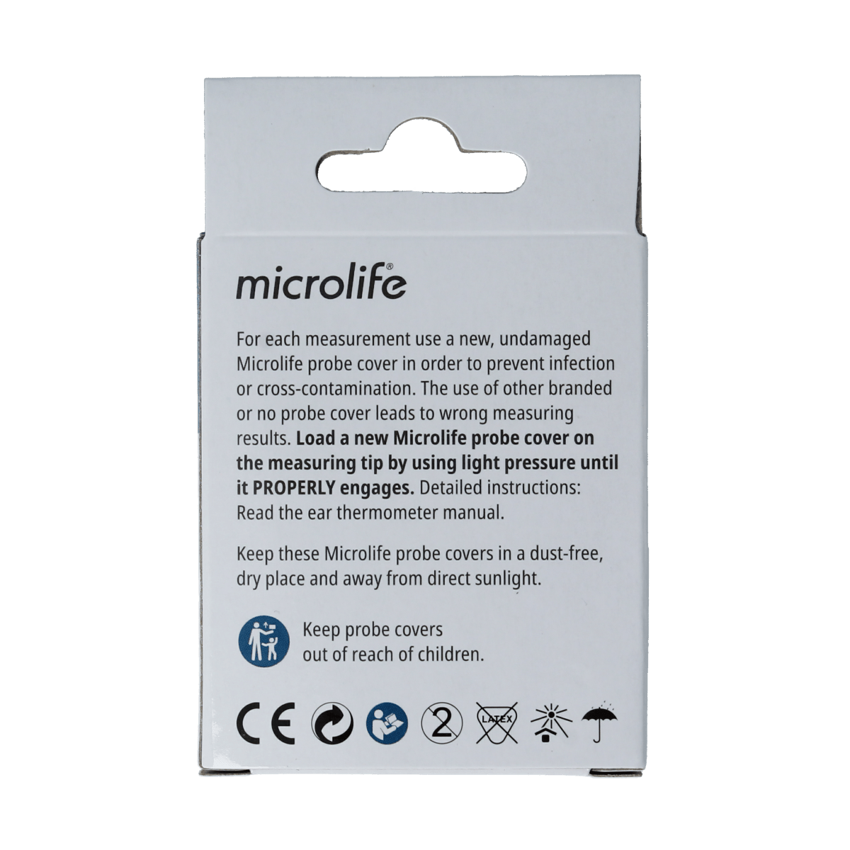 Microlife Thermometers 40.00 Stuks Microlife Probecover oorthermometer IR210 40.00 Stuks