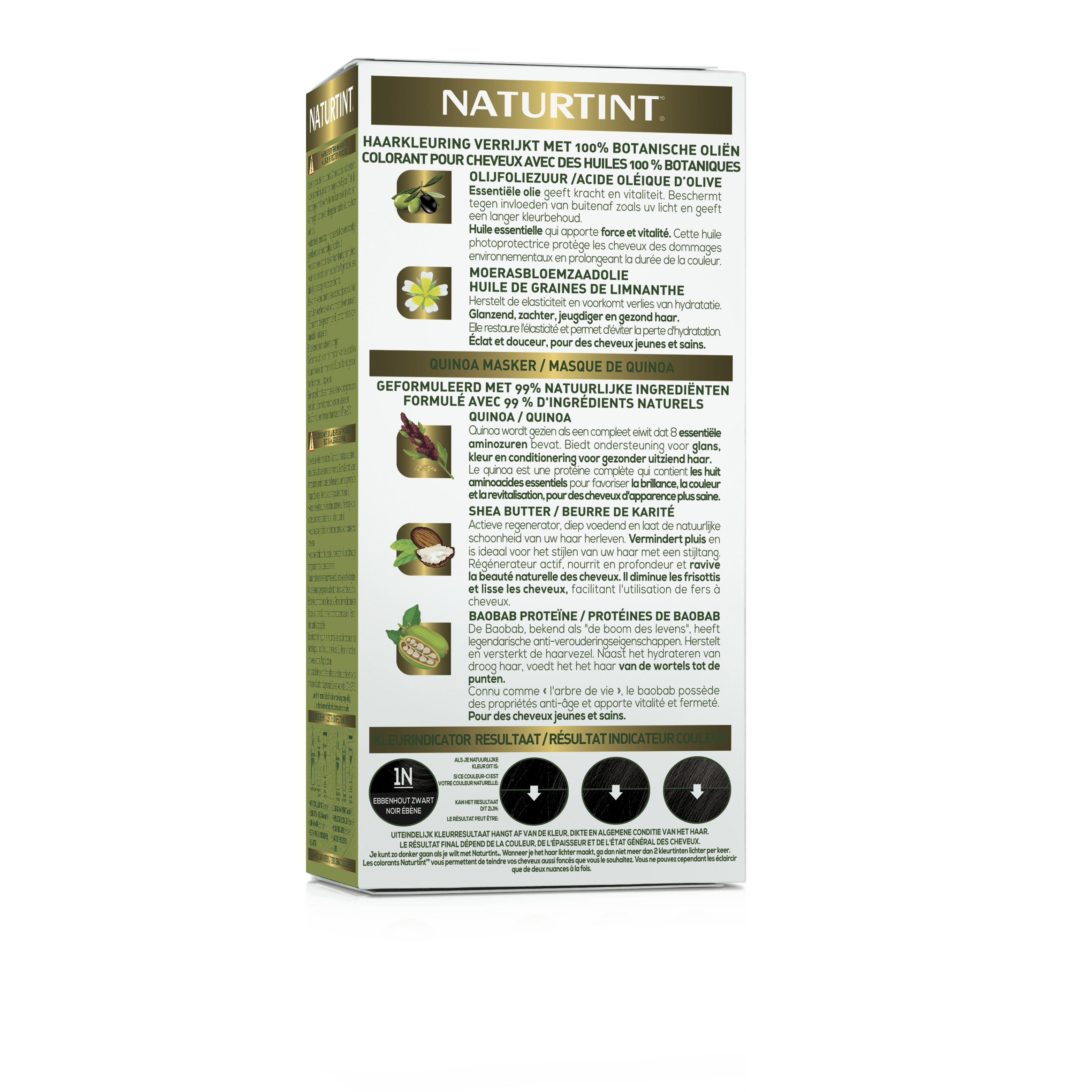 Naturtint Haarkleuring 170.00 Milliliter Naturtint 1N Ebbenhoutzwart 170.00 Milliliter