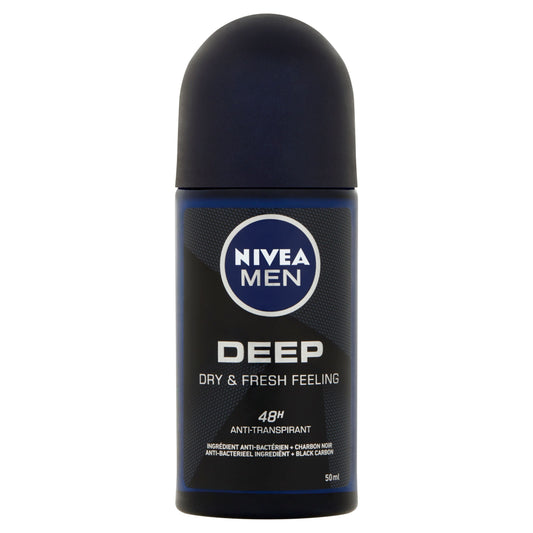 Nivea Deodorant 50 Milliliter Nivea Men deodorant deep roller 50 Milliliter