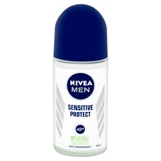 Nivea Deodorant 50 Milliliter Nivea Men deodorant roller sensitive protect 50 Milliliter