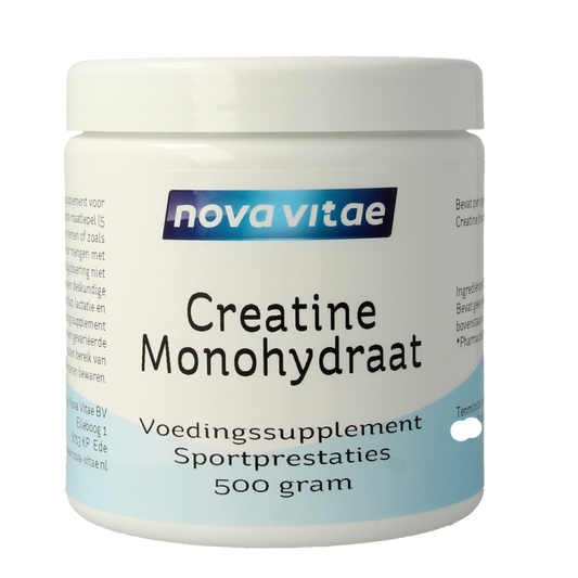 Nova Vitae Aminozuren 500 Gram Nova Vitae Creatine monohydraat 500 Gram