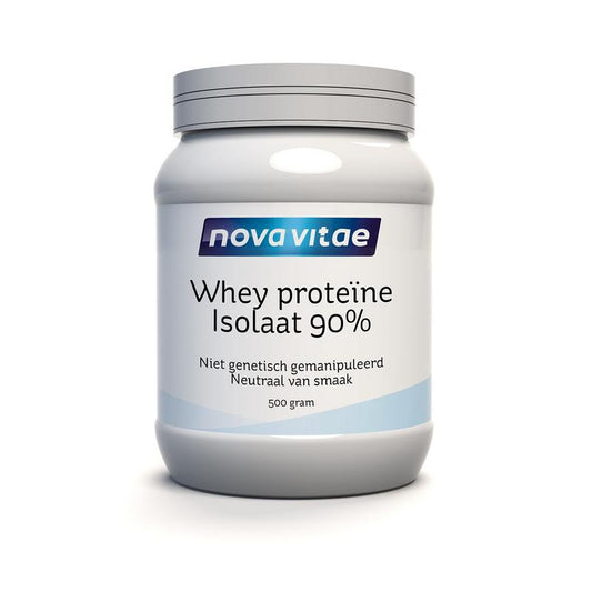 Nova Vitae Maaltijdvervangers 500 Gram Nova Vitae Whey proteine isolaat 90% 500 Gram