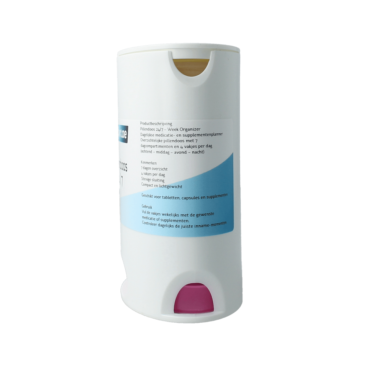 Nova Vitae Medicijnbewaardozen 1.00 Stuks Nova Vitae Pillendoos 24/7 1.00 Stuks