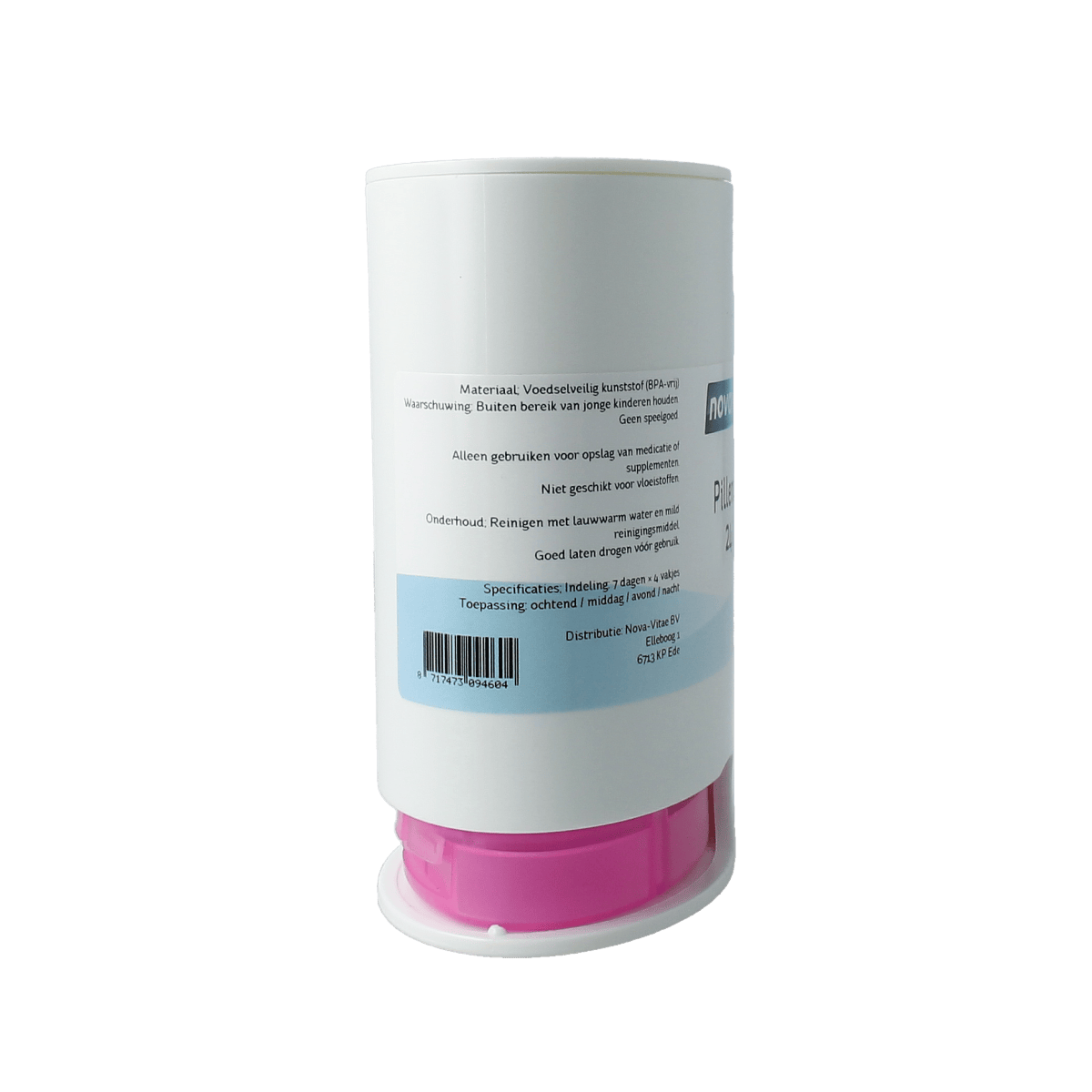 Nova Vitae Medicijnbewaardozen 1.00 Stuks Nova Vitae Pillendoos 24/7 1.00 Stuks