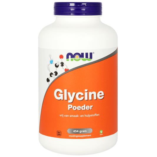 NOW Aminozuren 454.00 Gram NOW Glycine Poeder 454.00 Gram