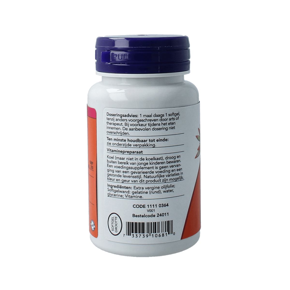 NOW Vitamine Enkel 180.00 Softgels NOW Vitamine D3 400IE 180.00 Softgels