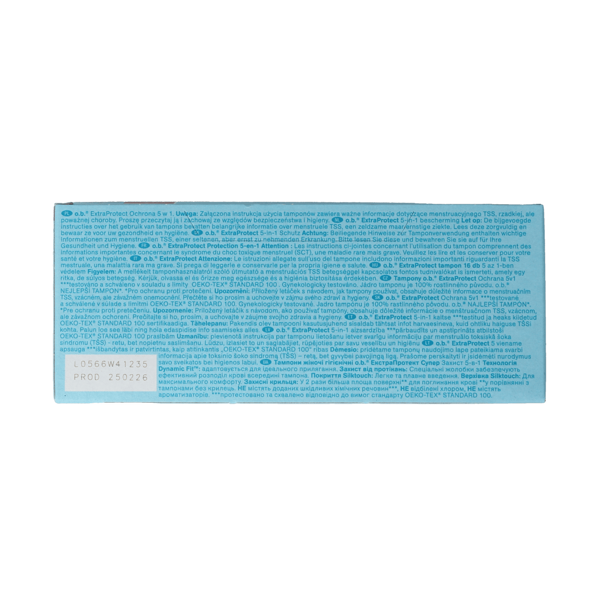 OB Damesverband en Tampons 16.00 Stuks OB Tampons extra protect super 16.00 Stuks