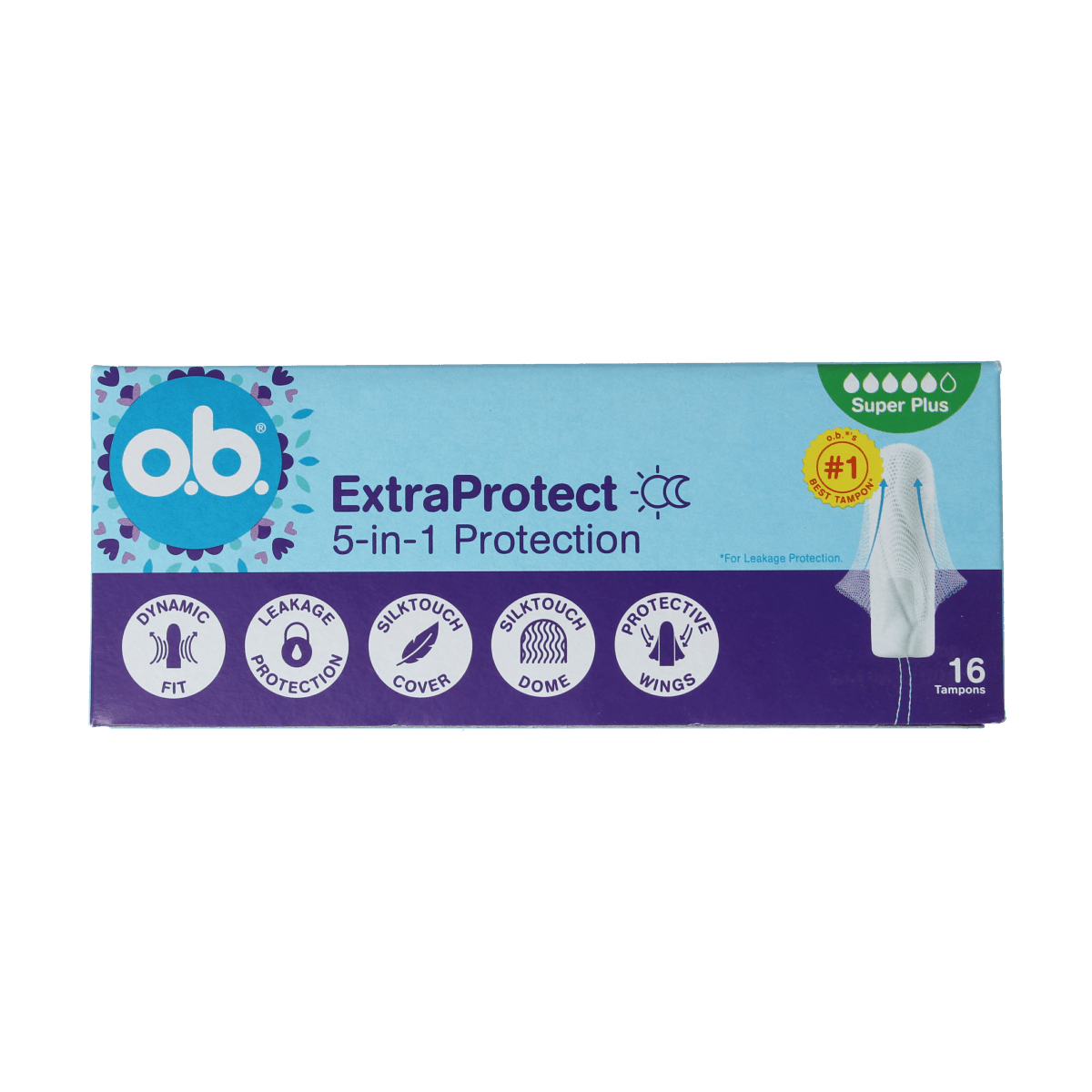 OB Damesverband en Tampons 16.00 Stuks OB Tampons extra protect super plus 16.00 Stuks