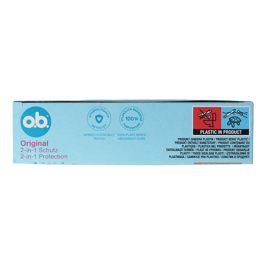 OB Damesverband en Tampons 16.00 Stuks OB Tampons original dynamic fit super 16.00 Stuks