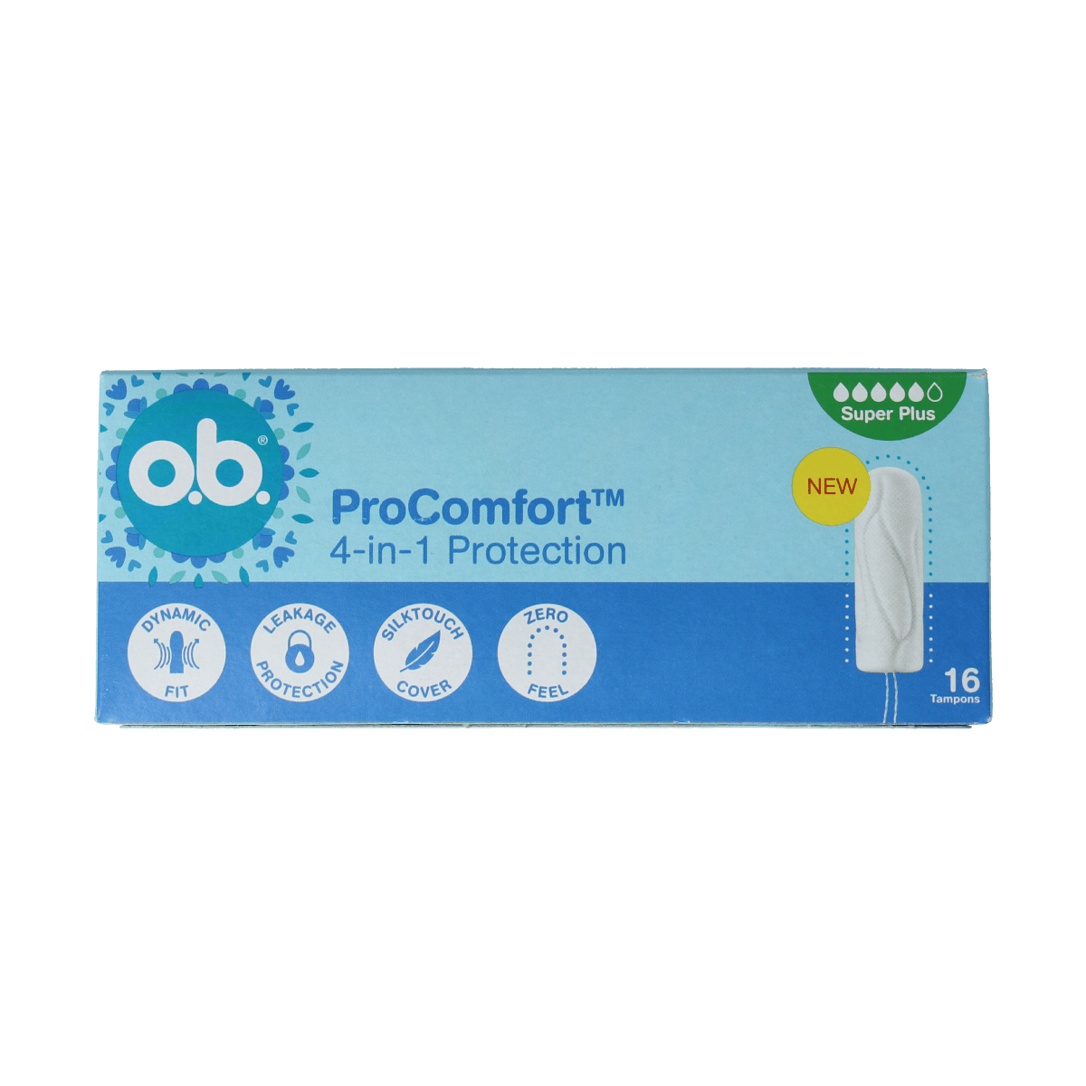 OB Damesverband en Tampons 16.00 Stuks OB Tampons pro comfort advanced super plus 16.00 Stuks