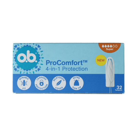 OB Damesverband en Tampons 32.00 Stuks OB Tampons pro comfort advanced super 32.00 Stuks