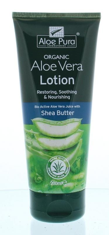 Optima Lichaamsverzorging 200.00 Milliliter Optima Aloe pura organic aloe vera lotion 200.00 Milliliter