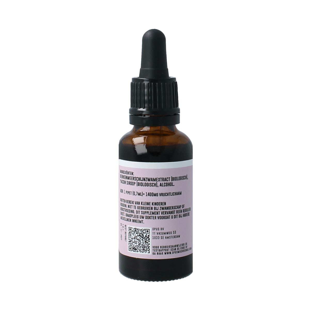 Opus Mushrooms Kruidenpreparaten 30.00 Milliliter Opus Mushrooms Chaga 2:1 bio 30.00 Milliliter