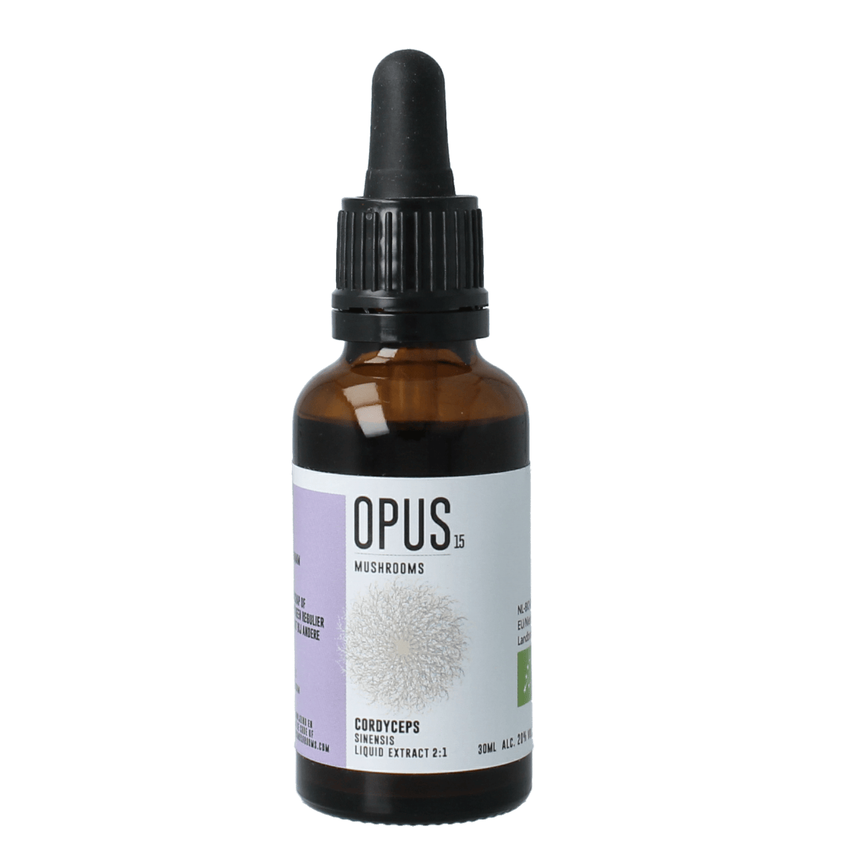 Opus Mushrooms Kruidenpreparaten 30.00 Milliliter Opus Mushrooms Cordyceps sinensis 2:1 bio 30.00 Milliliter