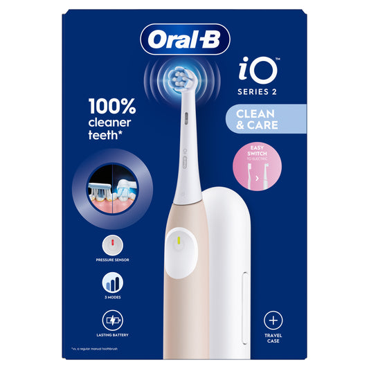 Oral B Tandenborstels 1 Stuks Oral B Elektr tandenborstel iO2 calm pink + reisetui 1 Stuks