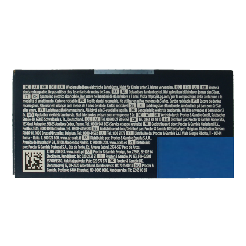 Oral B Tandenborstels 1 Stuks Oral B Vitality pro blue 1 Stuks