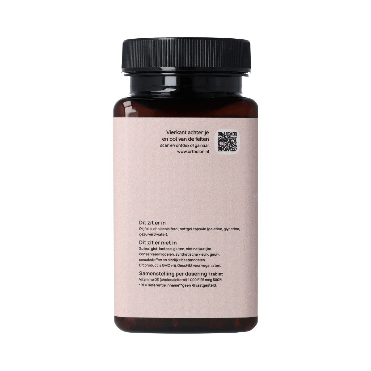 Ortholon Vitamine Enkel 300.00 Softgels Ortholon Vitamine D3 - 25mcg 300.00 Softgels