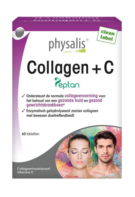 Physalis Kruidenpreparaten 60 Tabletten Physalis Collagen + C 60 Tabletten